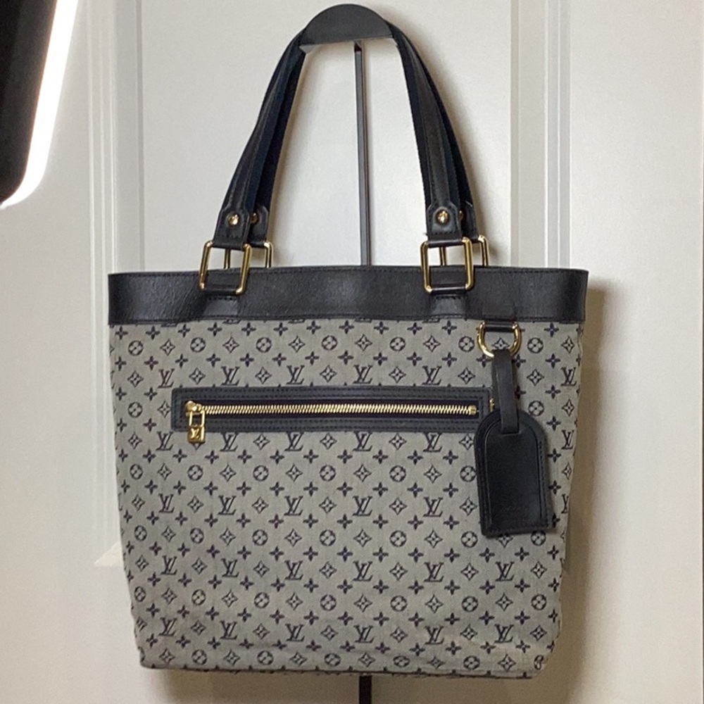 Louis Vuitton Monogram Mini Lin Lucille GM (Navy)